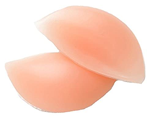 MaoTopCom Su Geçirmez Silikon Sutyen Bikini Jel Ekler Göğüs Pedleri Yaz Mayo Pedleri Artırıcı Sutyen Ekler Kadınlar için (Çıplak),