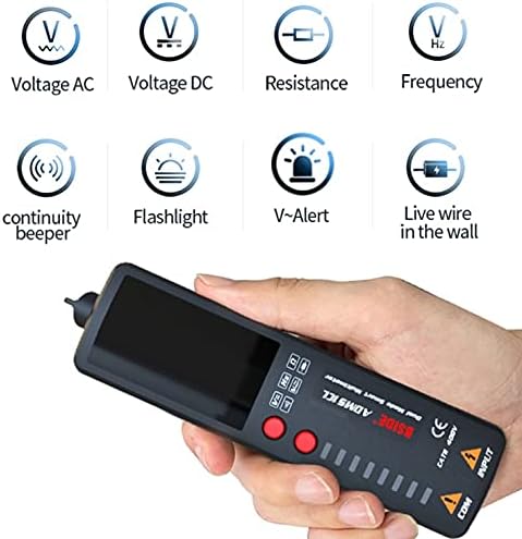 UOEIDOSB Dijital Multimetre Kalem Tipi Metre Akıllı DC AC Voltmetre Otomatik Aralığı Gerilim Direnci Süreklilik Test Cihazı
