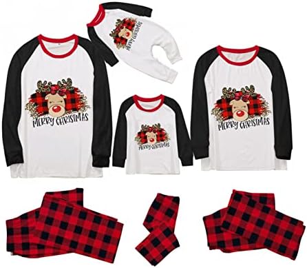 XBKPLO Noel Eşleşen aile pijamaları Setleri, Aile Yeni Yıl Pijama Seti Çiftler Hediyeler Erkek Arkadaşı Ve Kız Arkadaşı için