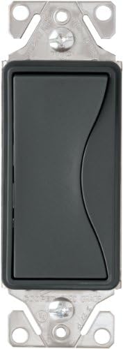 EATON 9503SG Core Aspire Rocker Switch, 120/277 Vac, 15 A, 3 Konum, Gümüş Granit