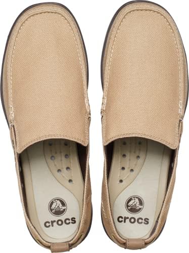 Crocs erkek Walu Slip On Loafer / Günlük erkek Mokasen / yürüyüş ayakkabısı Erkekler için