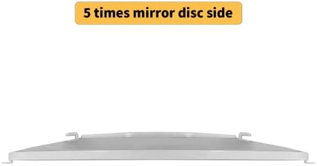 Erlıngeryı Duvara Monte makyaj aynası Lens, 5X6. 6 İnç Büyüteç makyaj masası aynası Lens, Kozmetik Aynalar Lens Banyo / Yatak Odası