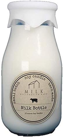 Süt Islah Barn'ın Süt Şişesi (13 oz) Mum, Mulled Berry Şarabı