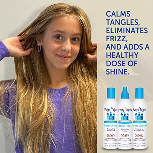 Masallar Arapsaçı Terbiyecisi Çocuklar için Dolaşık Açıcı Şampuan-Ultra Nemlendirici ve Kabarma Önleyici Koruma-Paraben İçermez, Sülfat