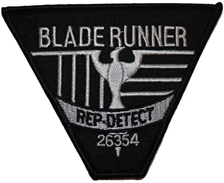 Blade Runner Rep Dect Logo Üniforma 3 Uzun İşlemeli Demir on Patch