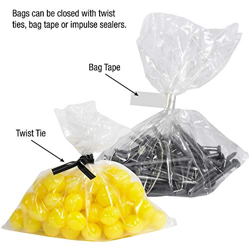 Poli Çanta Guy 36 x 32 x 48, 4 Mil (50/Kutu) Ağır Hizmet Genişletilebilir Yan Köşebentli Üstü Açık Plastik Poli Çantalar