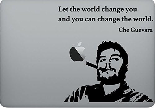 KURT macbook çıkartması Sanat Sticker Cilt Sticker Che Guevara Chegebara Sigara sigar Siyah 15 279