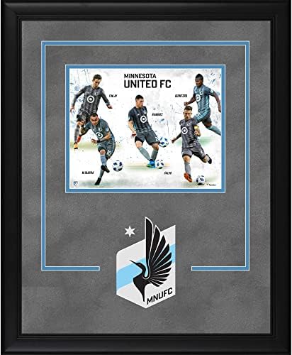 Minnesota United FC Deluxe Çerçeveli 8 x 10 Oyuncu Kolajı-Futbol Plaketleri ve Kolajları