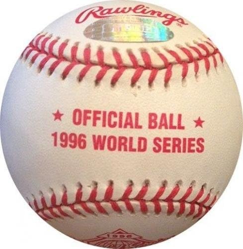 Mariano Rivera İmzaladı 1996 Dünya Serisi Beyzbol Ins 96 WS Champs Auto Steiner - İmzalı Beyzbol Topları