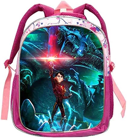 Cin Geri Çocuklar Trollhunters Sevimli okul sırt çantası Seyahat Çantası Hafif Kitap Çantası kanvas okul sırt çantası, Açık