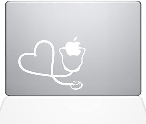 Çıkartma Gurusu Kalp Doktoru Çıkartma Vinil Çıkartması, 13 MacBook Pro (2015 ve Eski Modeller), Beyaz (1417-MAC-13P-W)