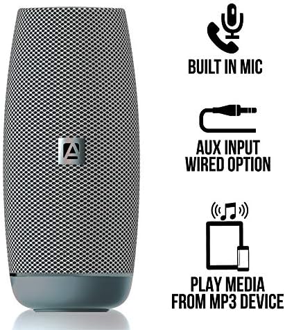 Aduro Resound XL Kablosuz taşınabilir hoparlör Yüksek Sesle Subwoofer Kablosuz Ses Hoparlör ile Kristal Netliğinde Bas Stereo Ses