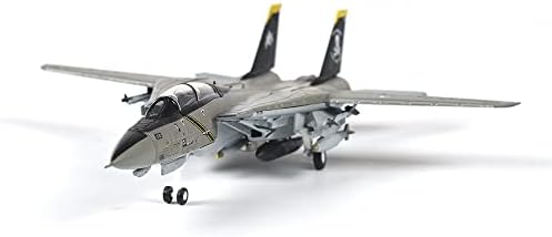 Jason Tutu 1/100 Ölçekli Diecast Metal ABD F-14 Fighter Tomcat Jolly Roger Filosu vf103 Askeri Füze Bombacı F14 Model Uçak Ordu Hava