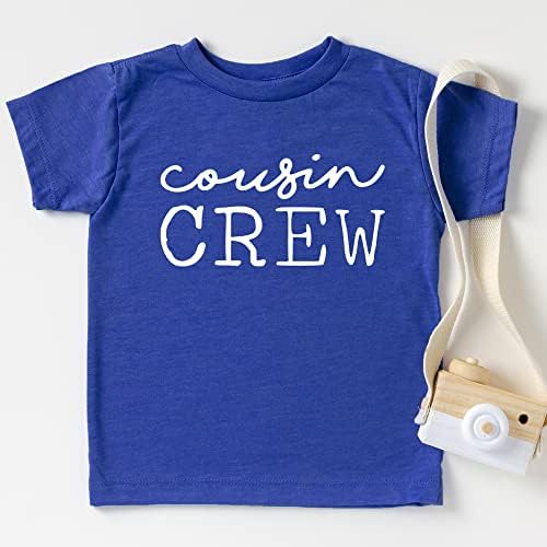 Kuzen Ekip El Yazısı T-Shirt ve Bodysuits Bebek ve Yürümeye Başlayan Çocuklar için Eğlenceli Aile Eşleştirme Kıyafetler