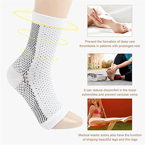 3 Pairs HushSocks, HushSocks Sıkıştırma Çorap, Dr Çorap Emzikler, Nöropati Çorap, Yatıştırmaya Çorap Nöropati Ağrı için, Anti Yorgunluk