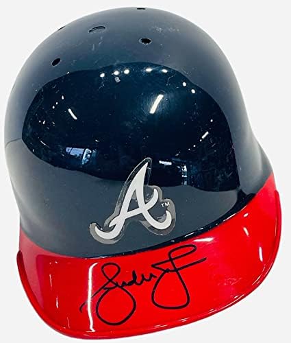 Andruw Jones İmzalı Atlanta Braves Mini Kask (JSA) - İmzalı MLB Mini Kask