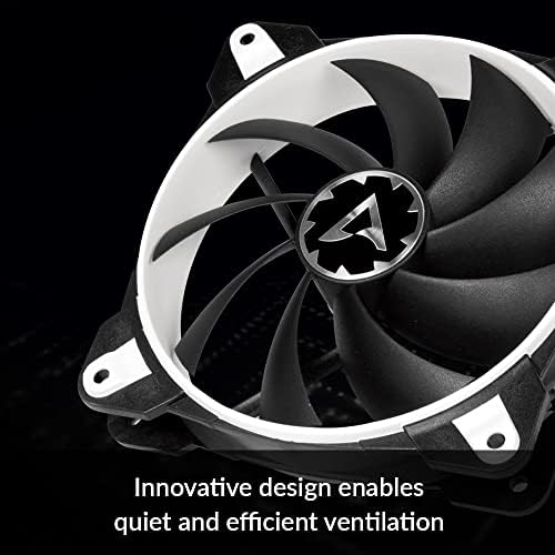 ARCTİC BioniX F120-PWM Paylaşım Teknolojisine (PST) Sahip 120 mm Oyun Kasası Fanı, Sessiz Motor, Bilgisayar, 200-1800 RPM - Beyaz