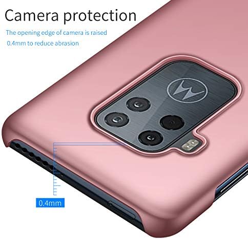 Motorola One Zoom Case PC Sert Arka Kapak Telefon Koruyucu Kabuk Koruması ile uyumlu İNSOLKİDON Moto One Zoom Scrub Sert Kabuk için
