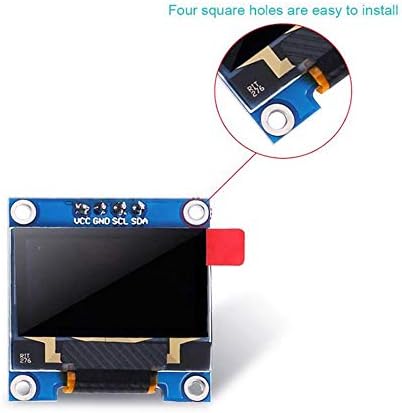 Treedıx 0.96 İnç SPI Seri LED 128X64 OLED Ekran modülü Sarı ve Mavi OLED SSD1306 Arduino ile Uyumlu