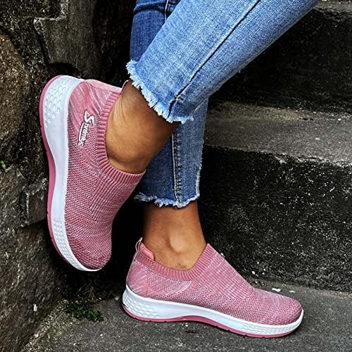Sneakers Bayanlar Spor nefes ayakkabı ayakkabı kumaşı Kadınlar için Örgü Koşu Spor Ayakkabı Yürüyüş Spor Ayakkabı Kadınlar için