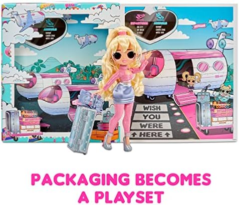 LOL Sürpriz OMG World Travel ™ Fly Gurl Moda Kıyafet, Aksesuar ve Yeniden Kullanılabilir Oyun Seti dahil 15 Sürprizle Moda Bebek-4