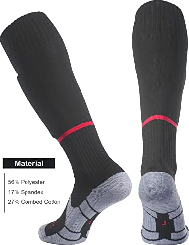 APTESOL diz üstü futbol çorapları (1/3/5 Paket) Takım Spor OTC Yastık Çorap Çocuklar için Gençlik Yetişkin