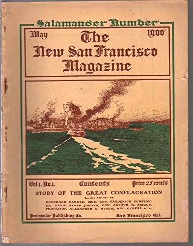 Yeni San Francisco Dergisi 1 5/1906-1. sayı-San Francisco Depremi-VG