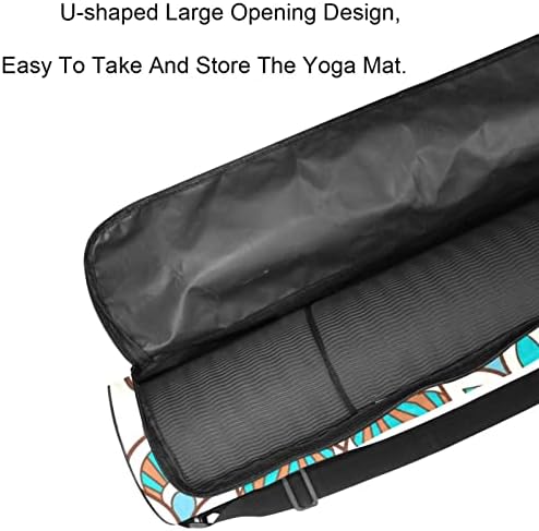 LAİYUHUA Yoga Mat Çantası, Kadınlar ve Erkekler için Çift Fermuarlı Yoga Spor Çantası-Pürüzsüz Fermuarlar, U şeklinde Geniş Açıklık