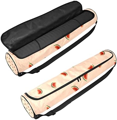 Küçük Karpuz Yoga Mat Çanta Tam Zip Yoga Taşıma Çantası Kadın Erkek, egzersiz yoga matı Taşıyıcı Ayarlanabilir Kayış ile