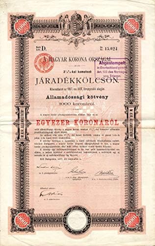 Jaradekkolcson - 1.000 Kron-Bağ