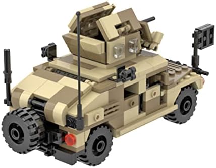 Lıngxuınfo Askeri Zırhlı Araç Modeli Yapı Taşları Seti, 306 ADET Zırhlı Araç Modeli Kum Kamuflaj, Yetişkin Koleksiyon Modeli Askeri