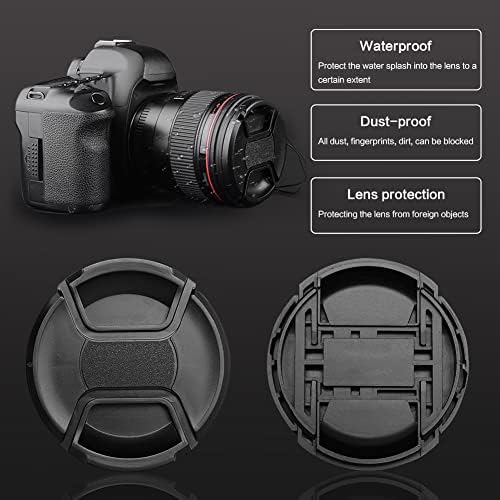 GAOAG 2 Paket 37mm Merkezi Tutam Lens Kapağı Olympus Canon Nikon ve Diğer Marka Lensler 37mm Filtre İpliği, yerine Olympus LC - 37B