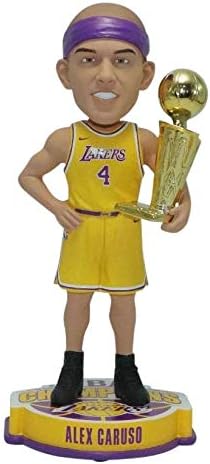 Alex Caruso Los Angeles Lakers 2020 NBA Şampiyonu Bobblehead NBA