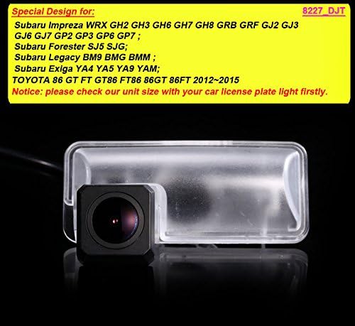 Geri görüş kamerası Dikiz Plaka Araba Geri park kamerası Subaru Impreza WRX için GH2 GH3 GH6 GH7 GH8 GRB GRF GJ2 GJ3 GJ6 GJ7 GP2 GP3