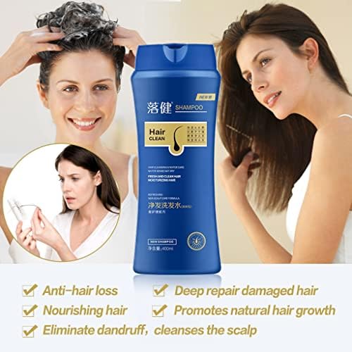 Saç Büyüme Şampuanı Anti Saç Dökülmesi Şampuanı Saç Bakım Ürünleri Saç Çıkma Tedavisi Kremi Kalınlaştırıcı Erkekler Kadınlar 400ml