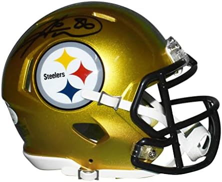 Hines Ward İmzalı Steelers Flash Mini Kask-Elle İmzalanmış ve JSA Kimliği Doğrulanmış
