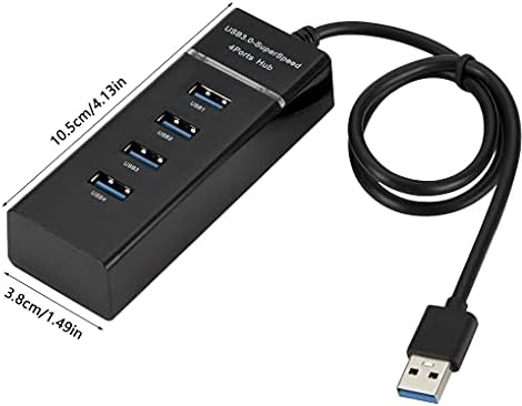 HGVVNM USB3. 0 Genişletici Çok Portlu USB 1 ila 4 Kablo Adaptörü Dizüstü Hub Yerleştirme istasyonu 5Gbps Veri İletim Hızına Sahip 4