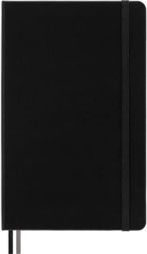 Moleskine Classic Expanded Notebook, Sert Kapak, Büyük (5 x 8,25) Düz / Boş, Siyah, 400 Sayfa