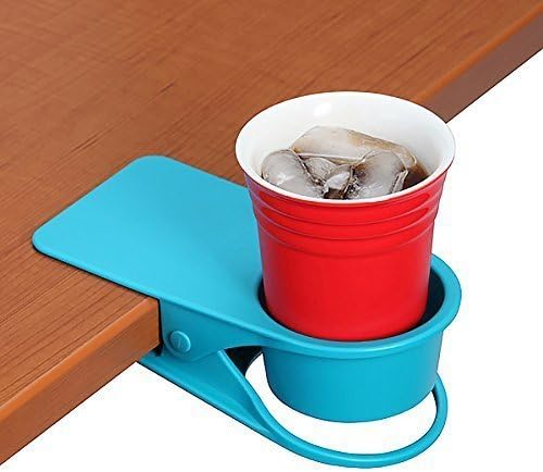 SERO Innovation Cup Clip İçecek Tutacağı-Mavi-Masalara, masalara, Sandalyelere, Raflara, tezgahlara yapışır. İçeceğinizi, akıllı telefonunuzu
