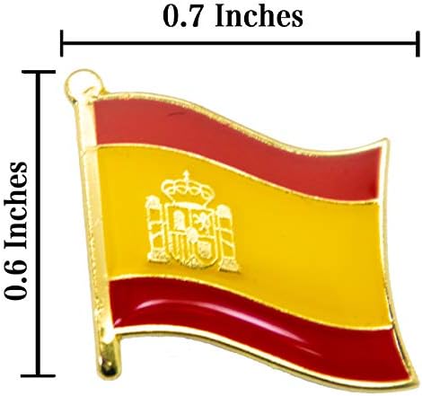 Bir-BİR Santiago de Compostela Yapıştırıcı Onarım Yama + España Vintage Bayrak Broş, Moral Giyim Rozetleri, Demir on Dikmek Gömlek,