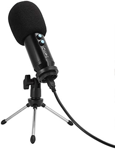 Usb'li mikrofon, BM858 Stüdyo Kondenser Mikrofon Çok Yönlü Tek Mikrofon Masaüstü Bilgisayar kayıt mikrofonu Şok Emme Braketi ile